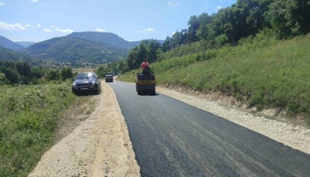 Реконструисана дионица пута у насељу Новаковићи