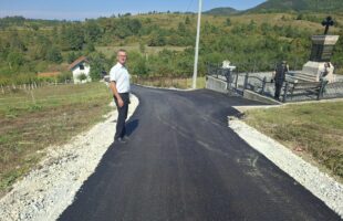 Завршена модернизација пута у насељу Сердари