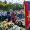 Освештан споменик српском јунаку Станку Божићу Кобри